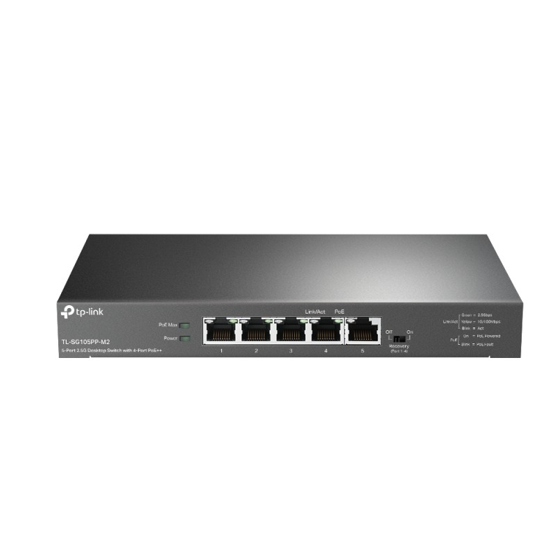 Omada 5-Port 2.5G Desktop Switch Omada 5-Port 2.5G Desktop Switch
